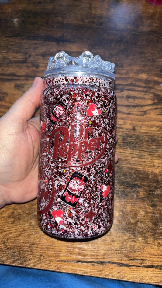 Dr Pepper cup w/ice lid